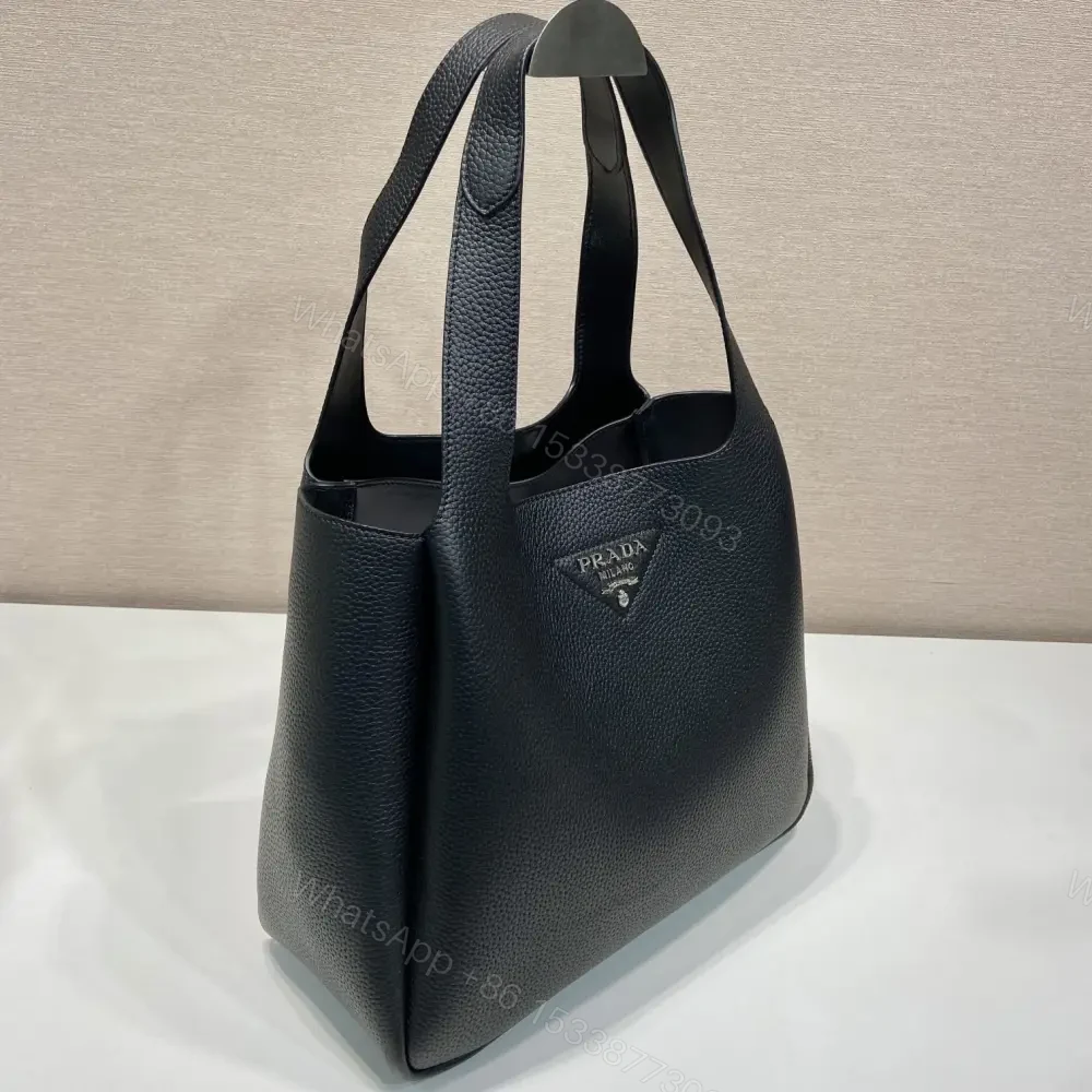 View 4 of 高仿Prada*Tote系列菜籃子1BG338大號黑色免檢版