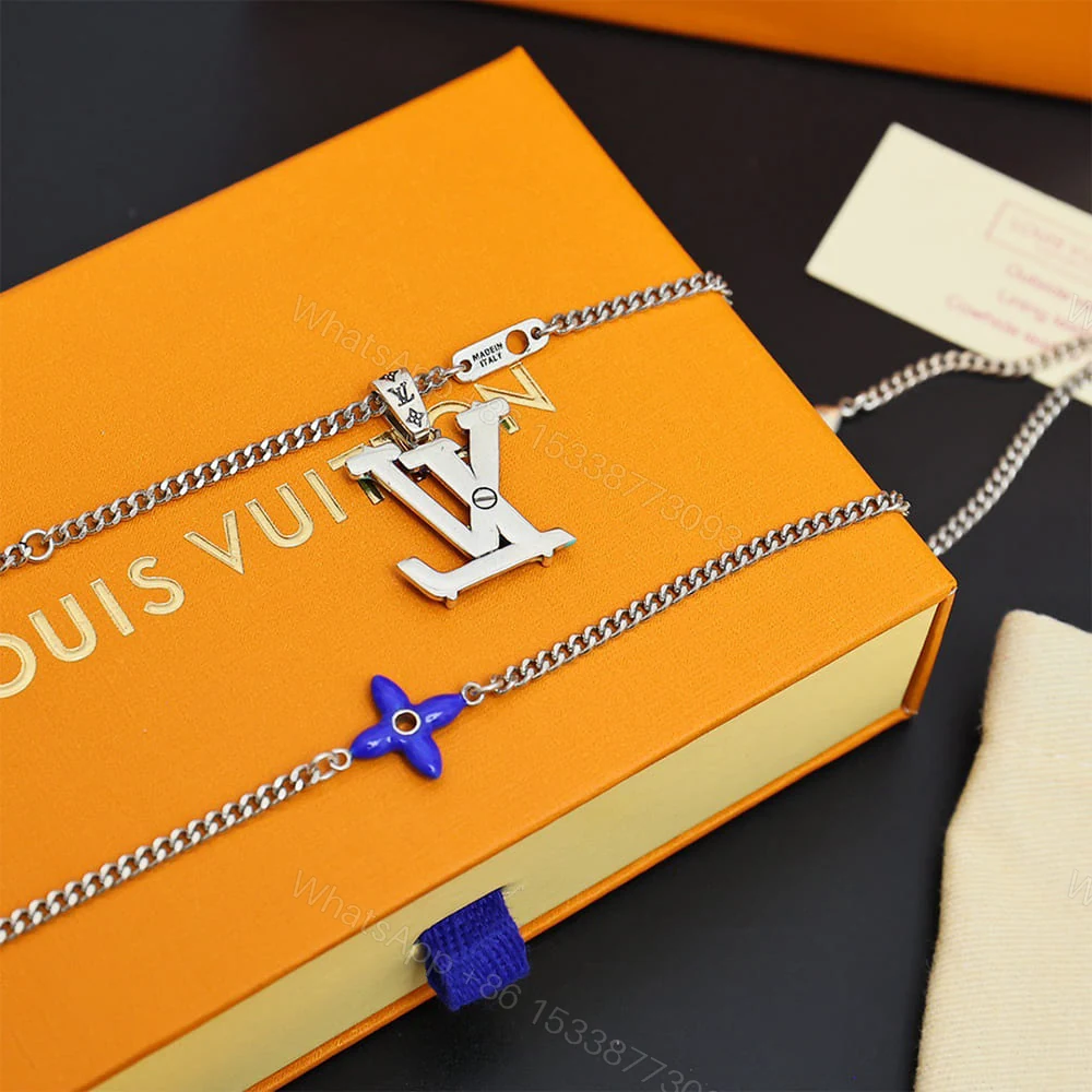 View 7 of LV Psychedelic Necklace Rainbow