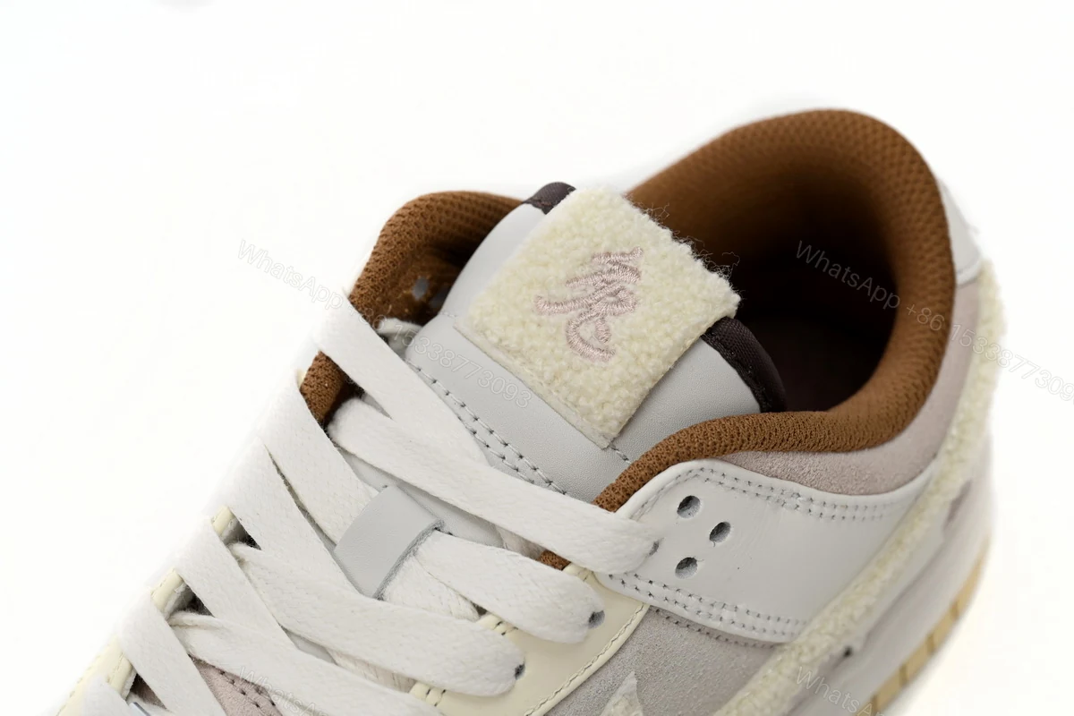 View 6 of Nike Dunk Low Retro PRM Year of the Rabbit Fossil Stone (2023) FD4203-211