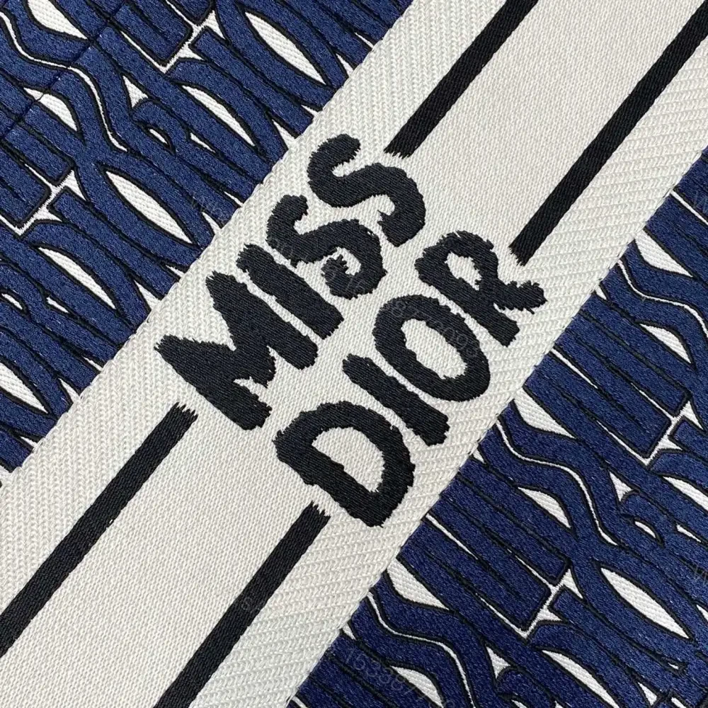 View 3 of 高仿Dior*BookTote系列M129M19Q購物袋Miss深藍中號免檢版