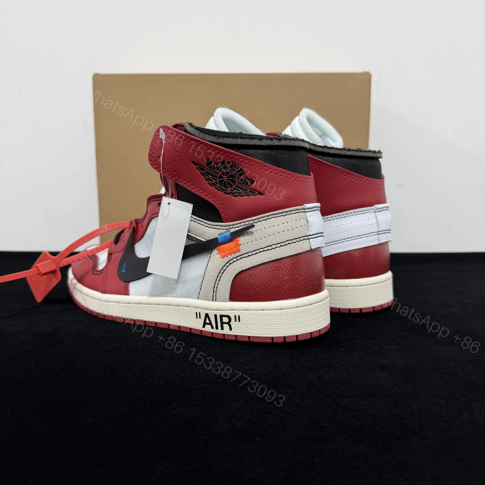 View 5 of Off-White × Air Jordan 1 Retro High “Chicago” Reps