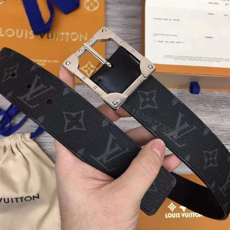 View 6 of LOUIS VUITTON 3 STEPS 40MM REVERSIBLE BELT – B168