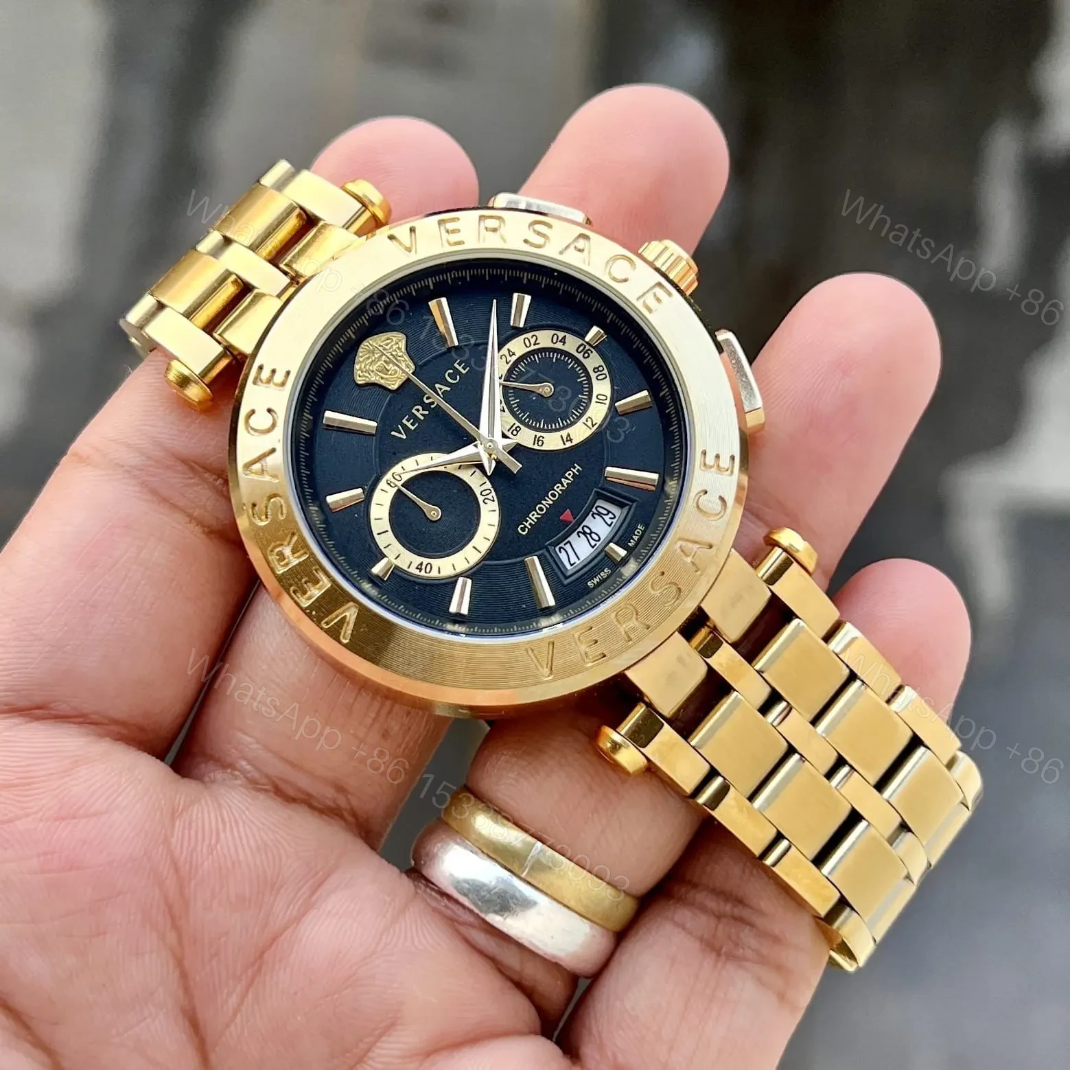 View 3 of Versace For Men 7AA Premium Collection Model – Aion Chronograph
