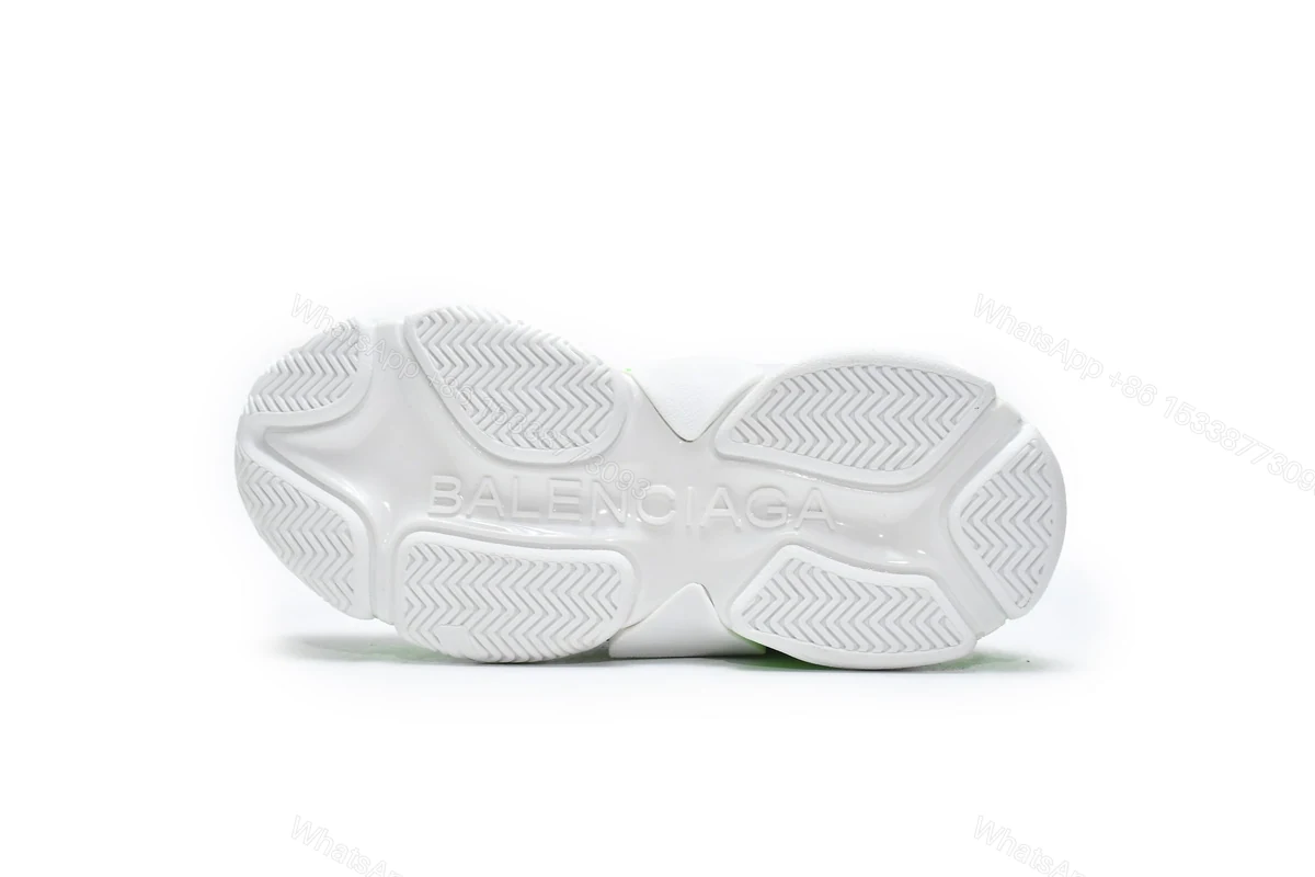 View 4 of Balenciaga Triple S White Grey Green 524039 W2CA3 5390
