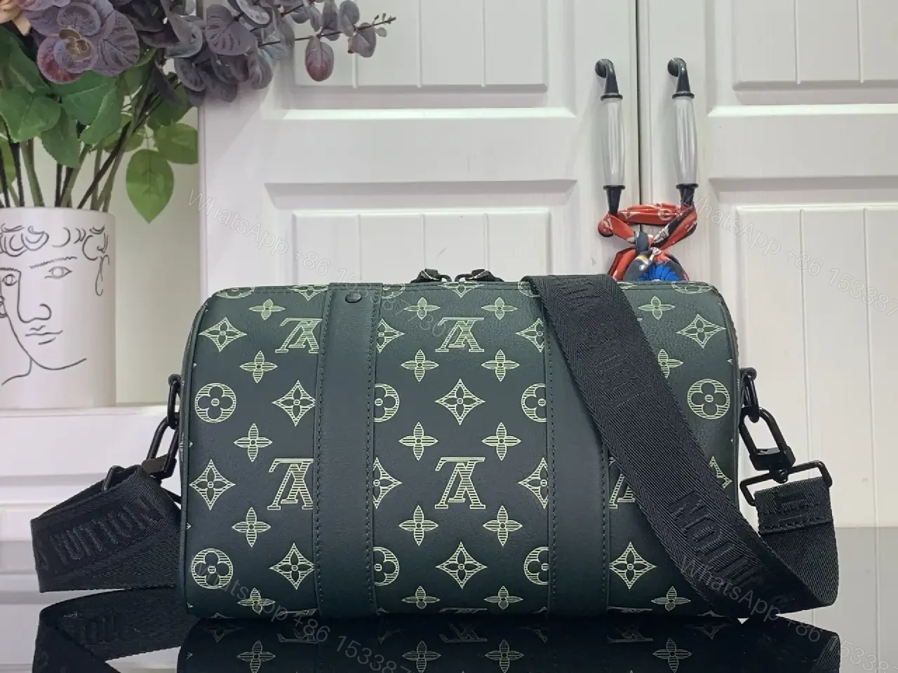 View 4 of Dark Emerald Monogram Compact Training Bag: Luxury Carryall