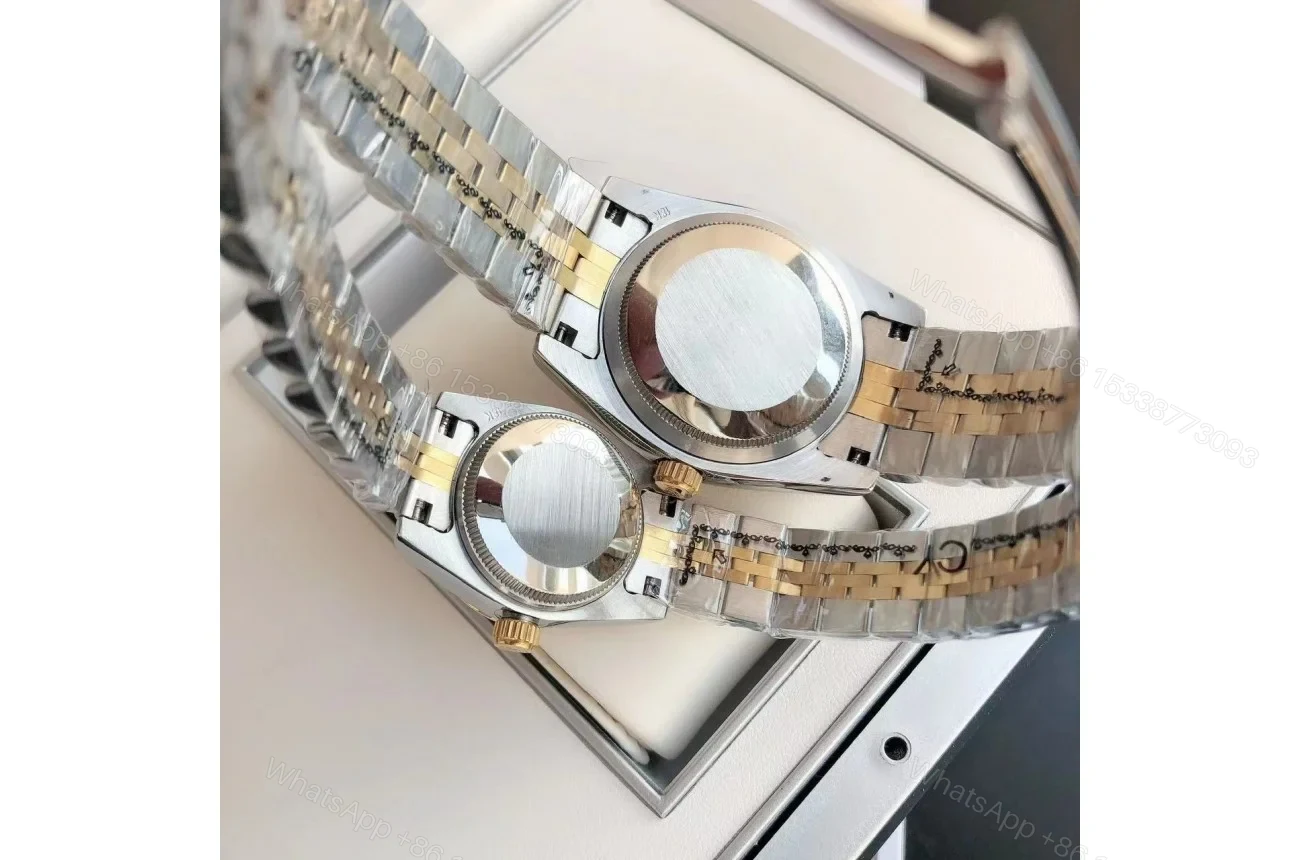 View 9 of Replica Rolex Datejust RG/SS Jub Gold/Dial 36/28 mm