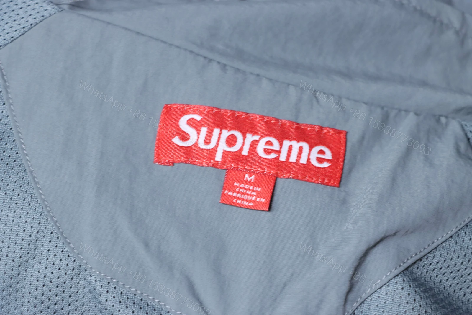 View 6 of Supreme 25FW Contrast Piping Track Jacket gray