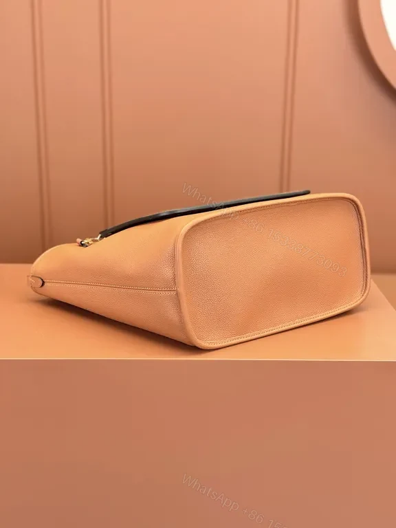 View 6 of Structured Chic Leather Tote: Signature Detailing
