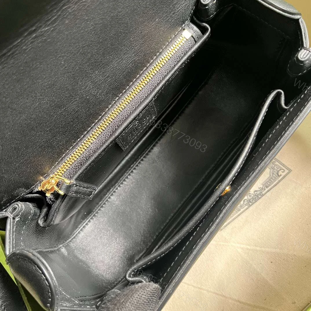 View 3 of Branded Women’s Handbag Gucci Blondie Handle Super Smooth Leather 23x15cm