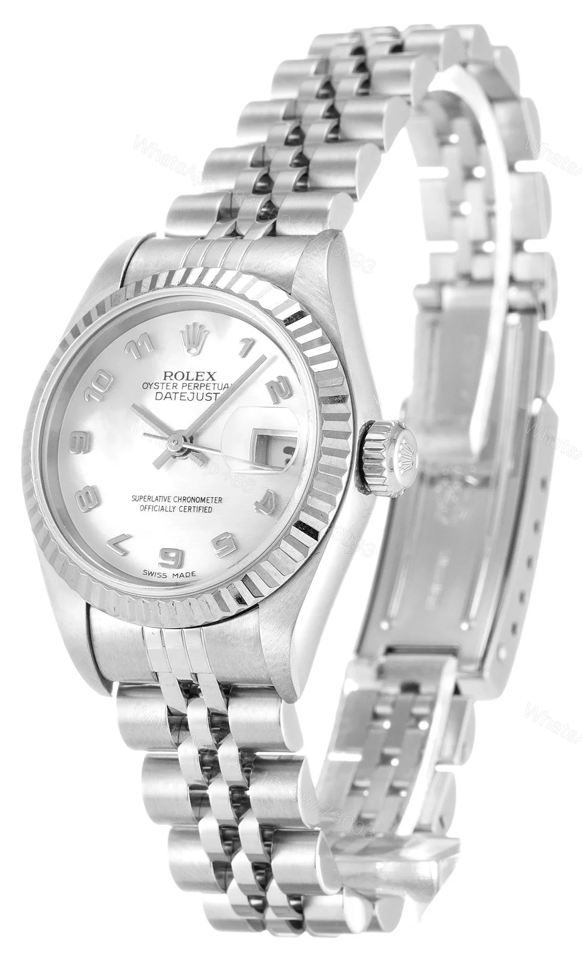 View 2 of Replica Rolex Lady-Datejust Mother of Pearl – White Dial 79174 26 mm