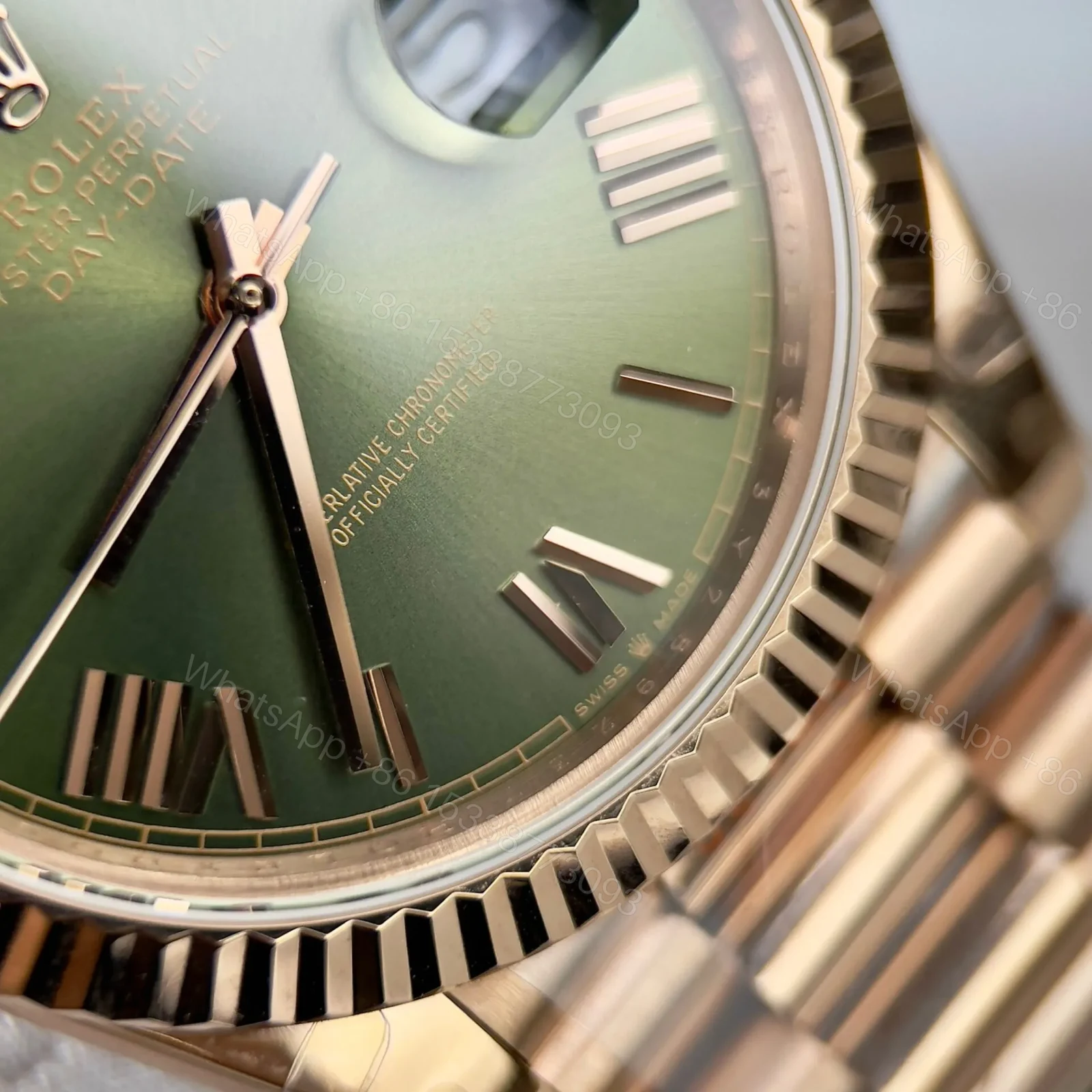 View 6 of Superclone Rolex Day-Date Olive Green Dial 228235-0025 40 mm