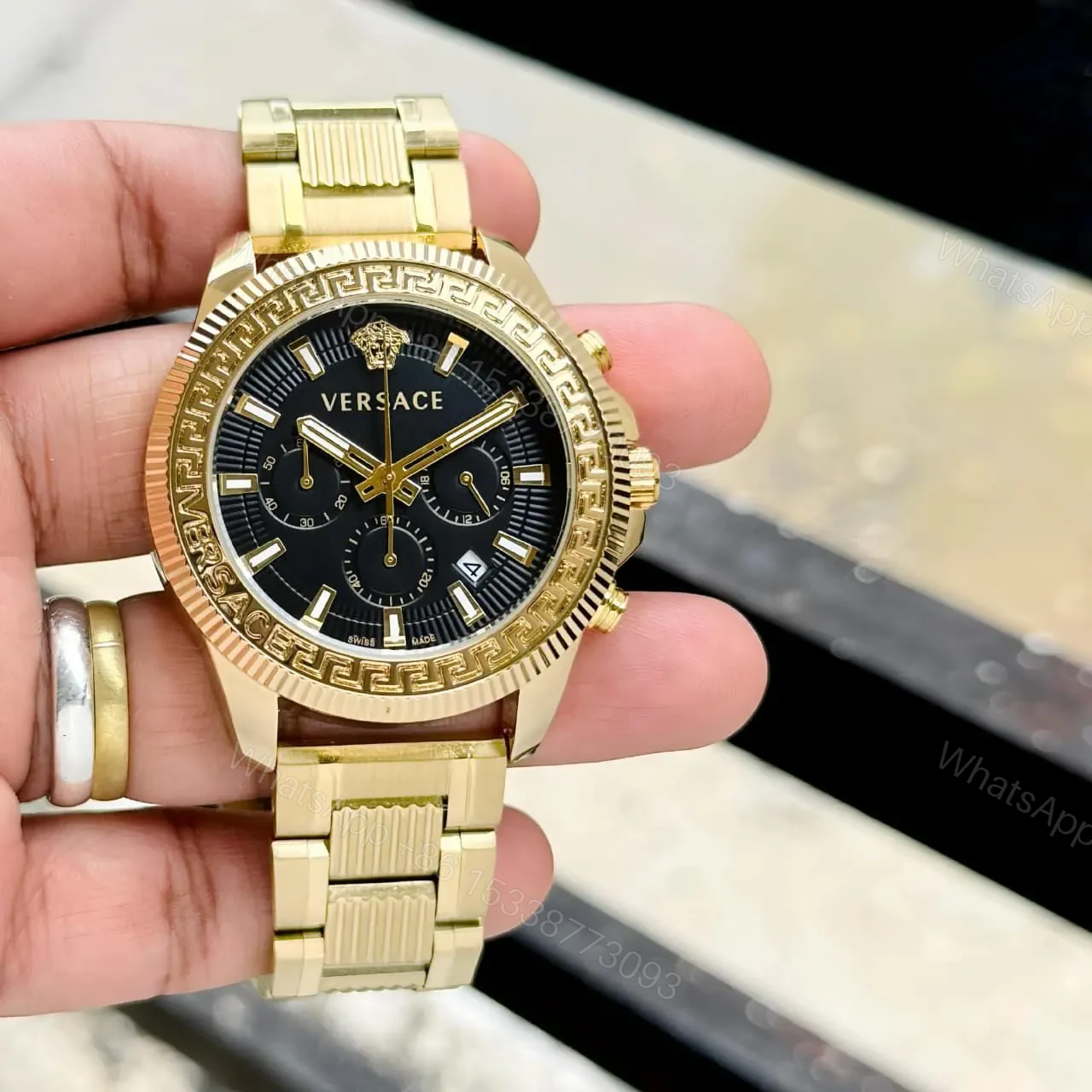 View 3 of Versace Greca Chronograph