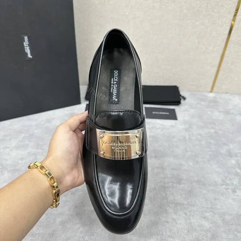 View 5 of Lux Leather Drivers with Gold Bar â€“ Signature Comfort Shoes