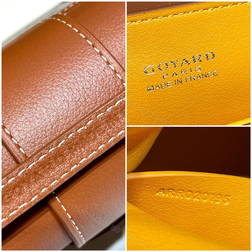 View 7 of 高仿Goyard*SAIGONQ櫸木手柄單肩包棕色免檢版