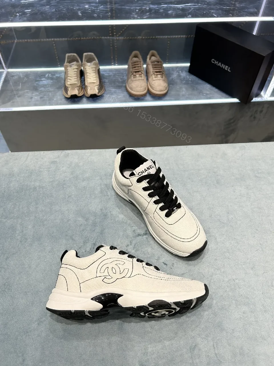 View 4 of Minimalist Black Trainer: Couture-Inspired, All-Day Comfort
