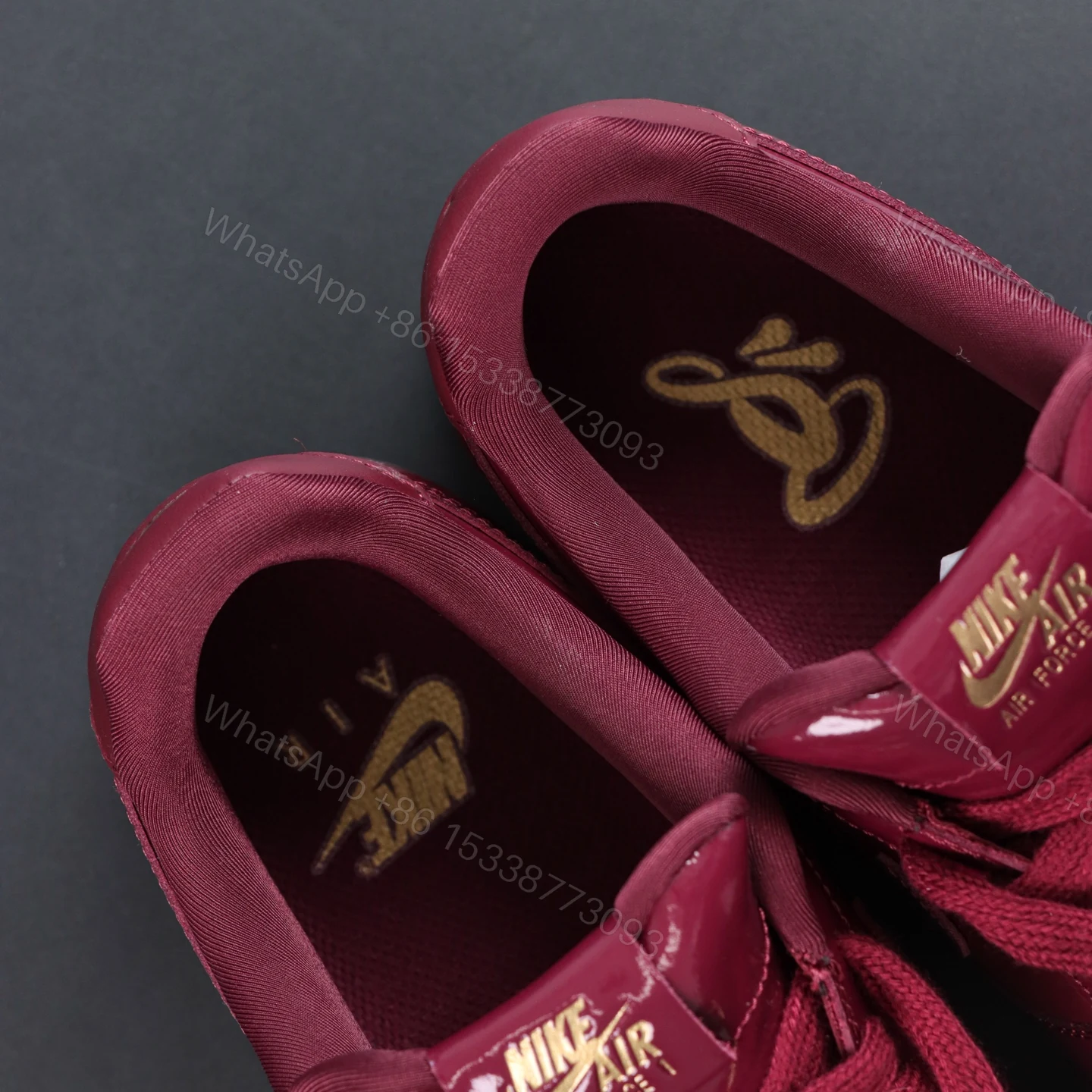 View 4 of Central Cee x Nike Air Force 1 Low “Dark Beetroot