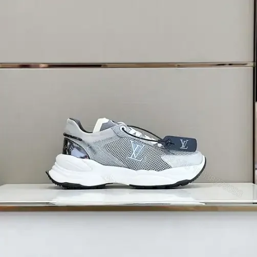 View 2 of LOUIS VUITTON RUN 55 SNEAKERS IN GREY – LSVT357