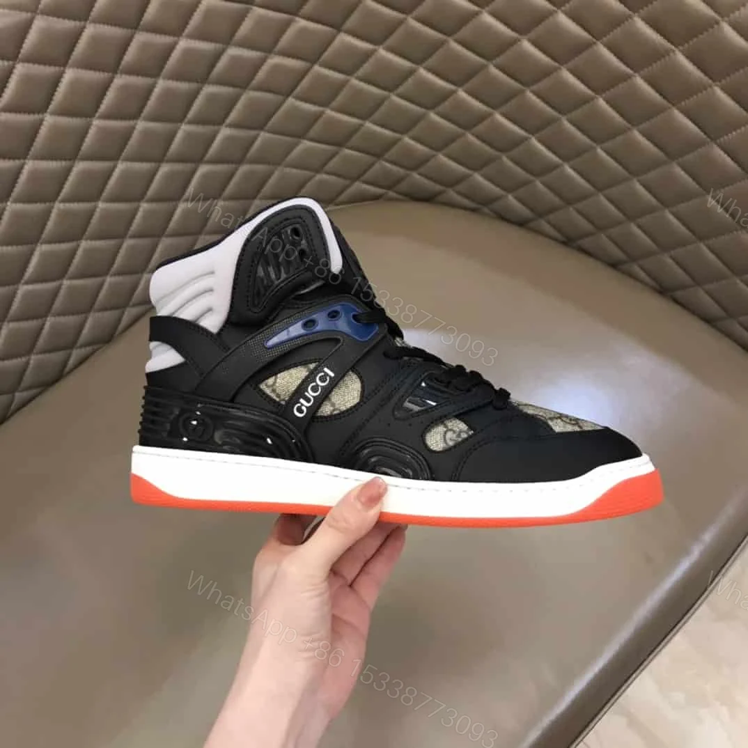 View 5 of Gucci Basket black high-top sneakers – GC161