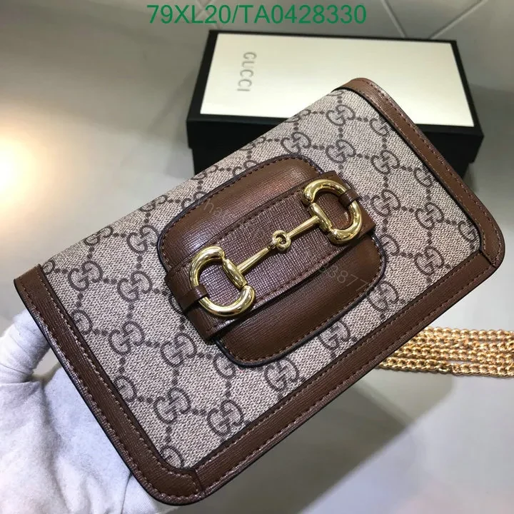 View 20 of Gucci Red Horsebit 1955 Shoulder Bag Quality Knockoff FJ92RP