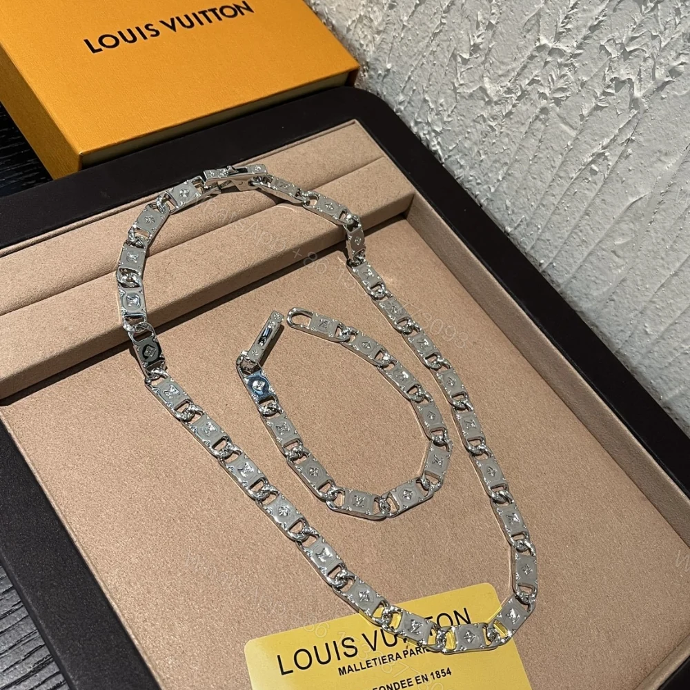 View 8 of Louis Vuitton Monogram Tied Up Bracelet Silver M0921M