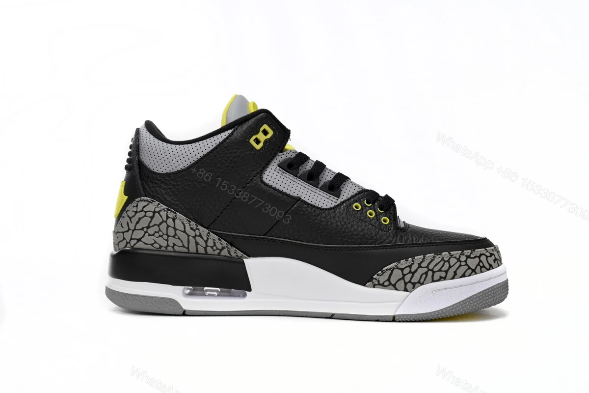 View 2 of Air Jordan 3 Retro Pine Black Grey H011-MNJDLS-5