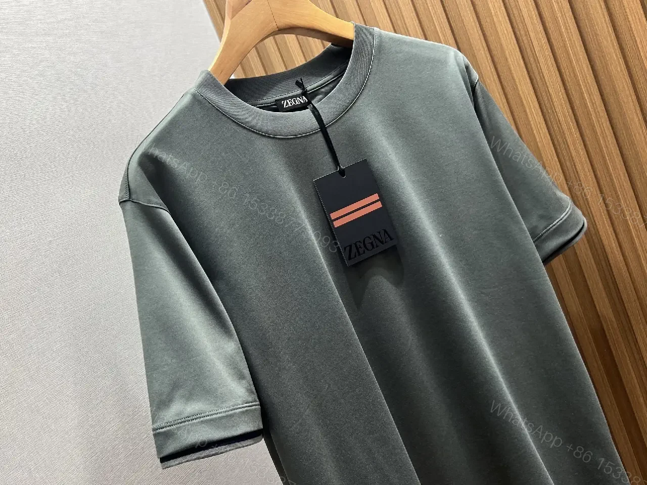View 10 of Structured Minimal Knit Tee: Premium, Relaxed Fit, Durable Comfort