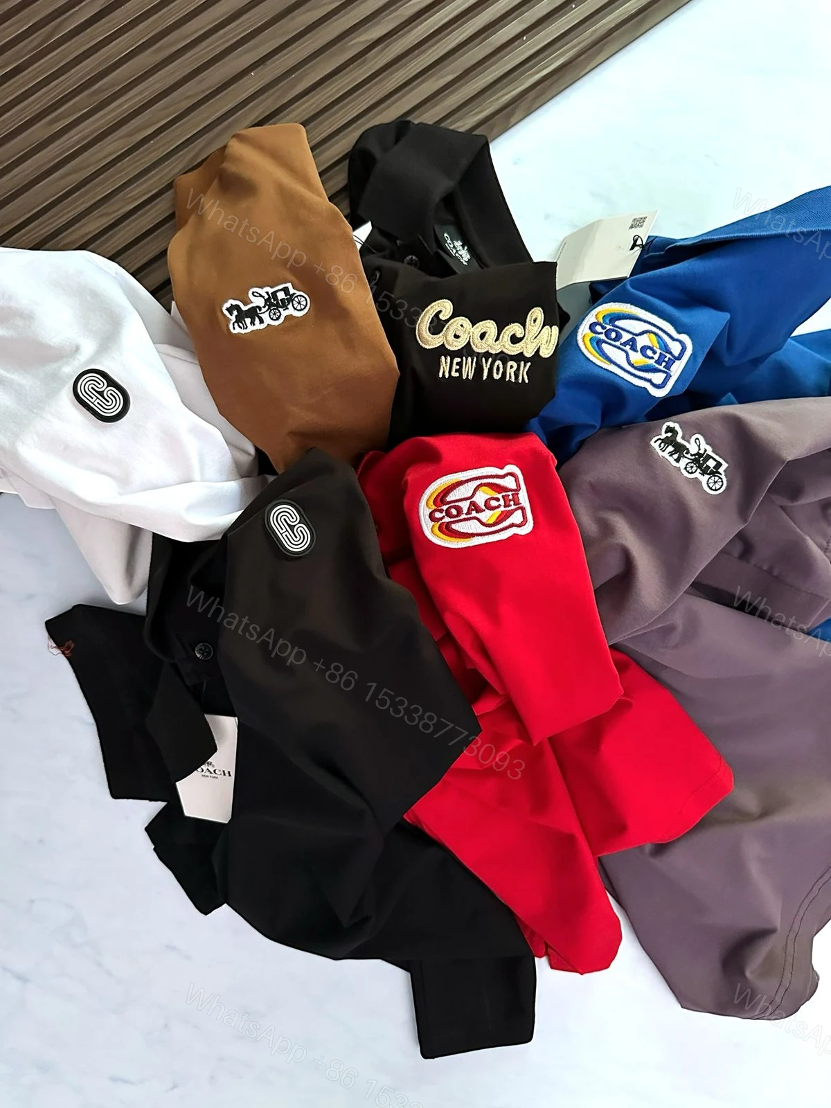 View 23 of FIRST COPY COACH IMPORTED QUALITY EXCLUSIVE POLO TEES