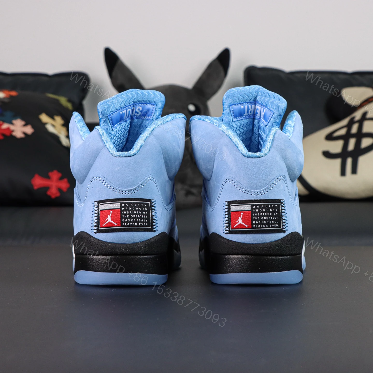 View 6 of Air Jordan 5 Retro UNC University Blue Reps