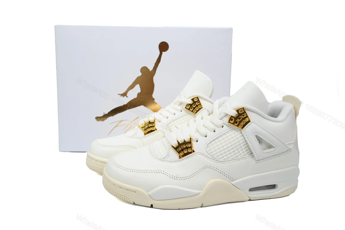 Air Jordan 4 WMNS "Sail" Reps AQ9129-170 — view 2