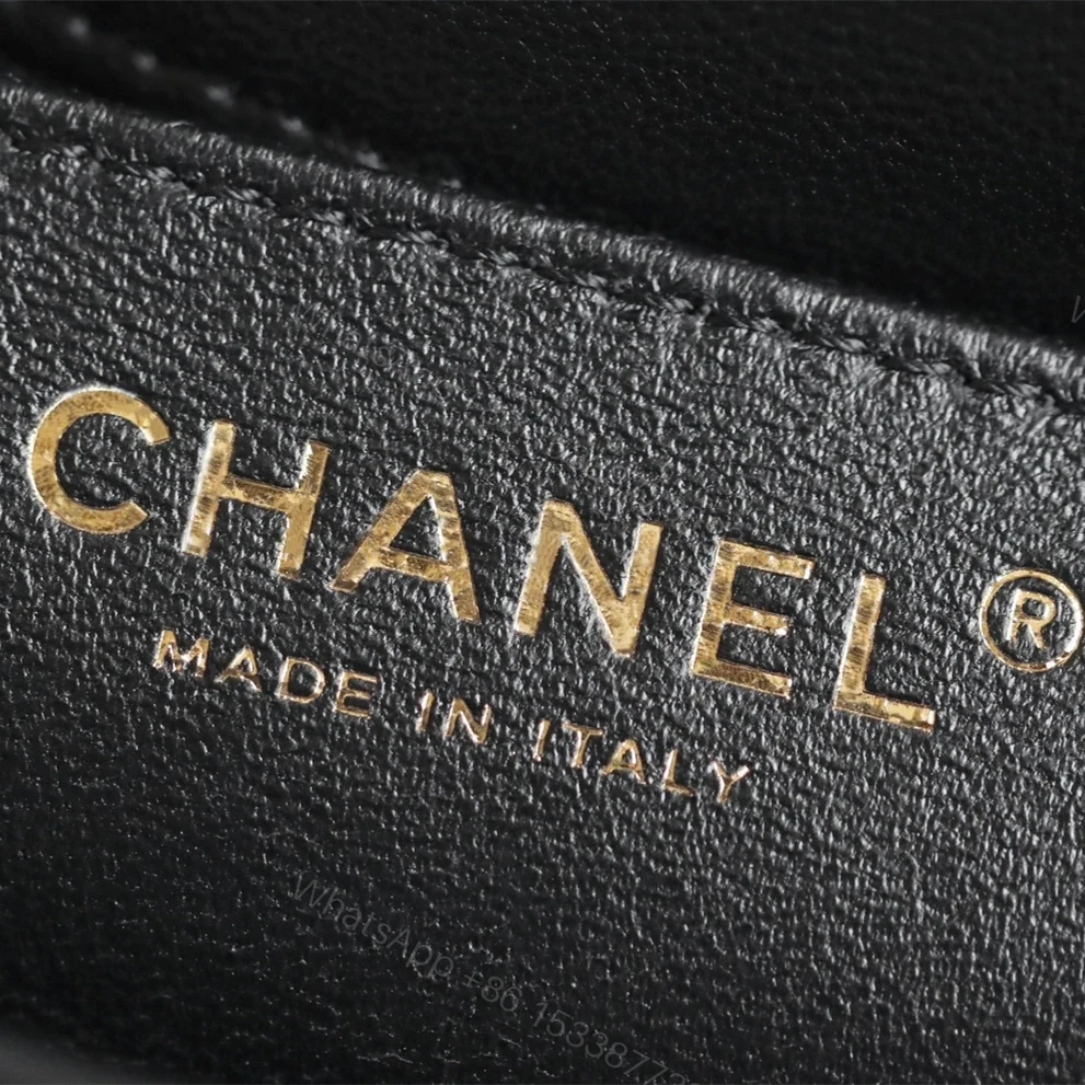 View 8 of 高仿Chanel*24S系列AS4847小羊皮黑色單肩包免檢版