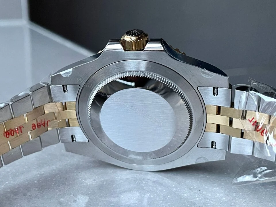 View 8 of EWF Factory 1:1 Rolex GMT-Master II 126713GRNR 904L YG/SS Black Dial Dots VR3285