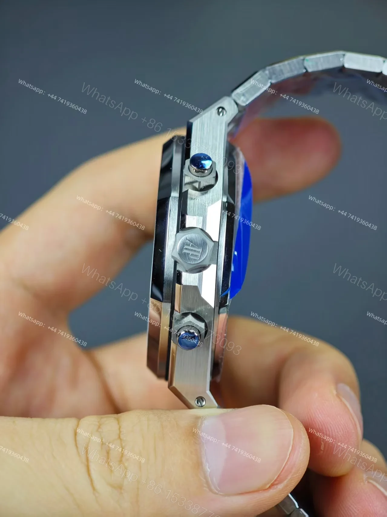 View 19 of Audemars Piguet Super Clone Royal Oak Purple Dial 26240 Chronograph 41mm Cal.4401