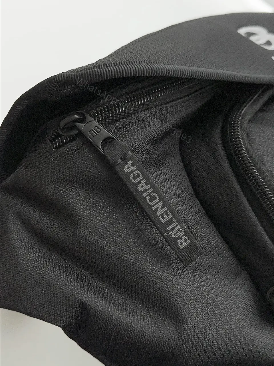View 4 of Black Nylon Belt Bag | Compact Utility, Crossbody/Waist, Premium-Design