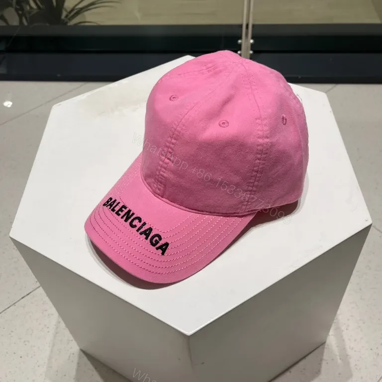View 9 of Bold Pink Balenciaga-Inspired Cap â€“ Premium Everyday Style