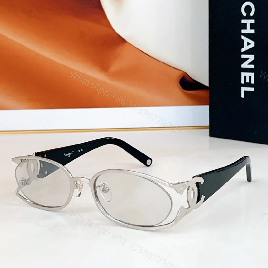 View 8 of Oval Sunglasses – Rose-Tinted, Semi-Rimless, Logo Detail