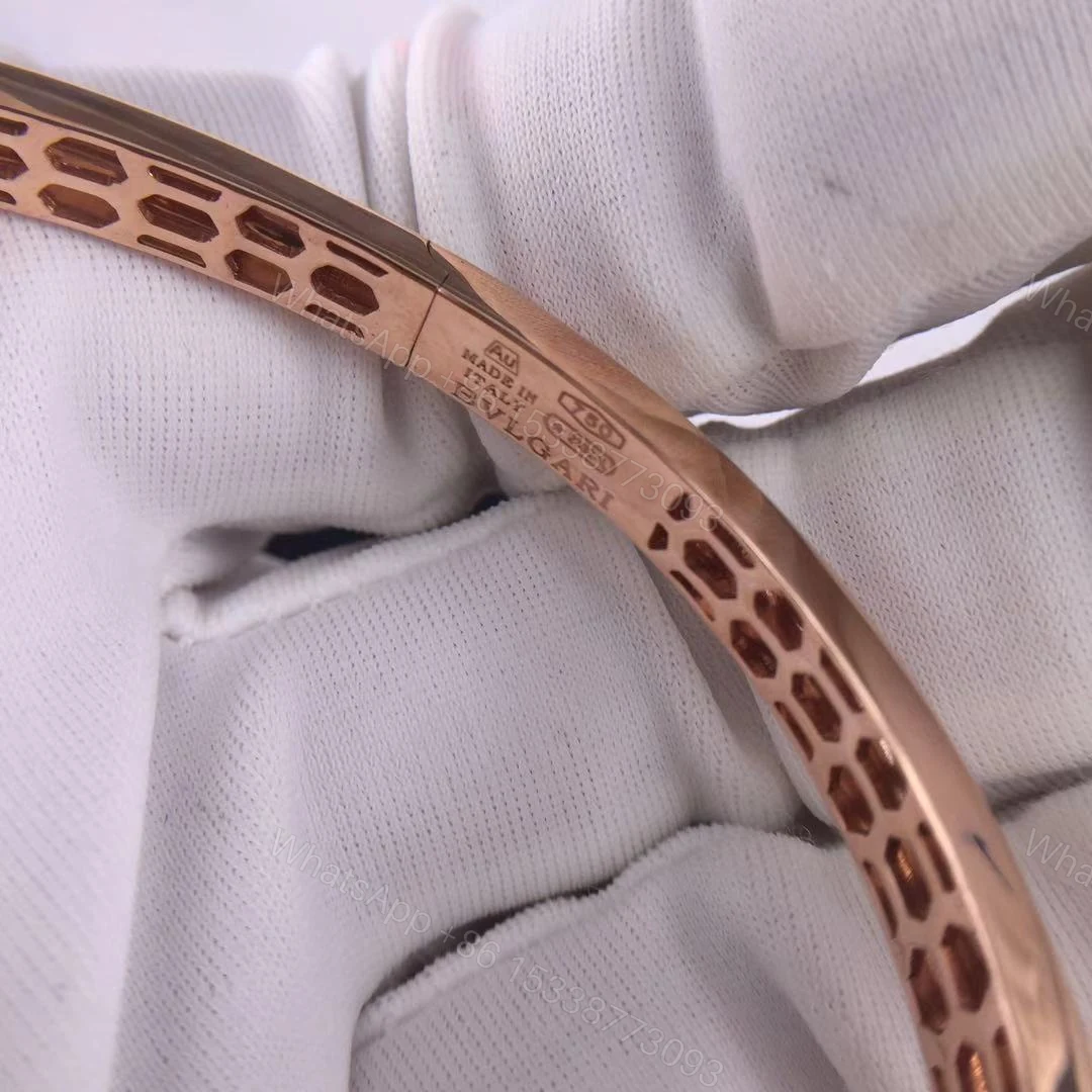 View 9 of Bvlgari Serpenti 18k pink gold bracelet