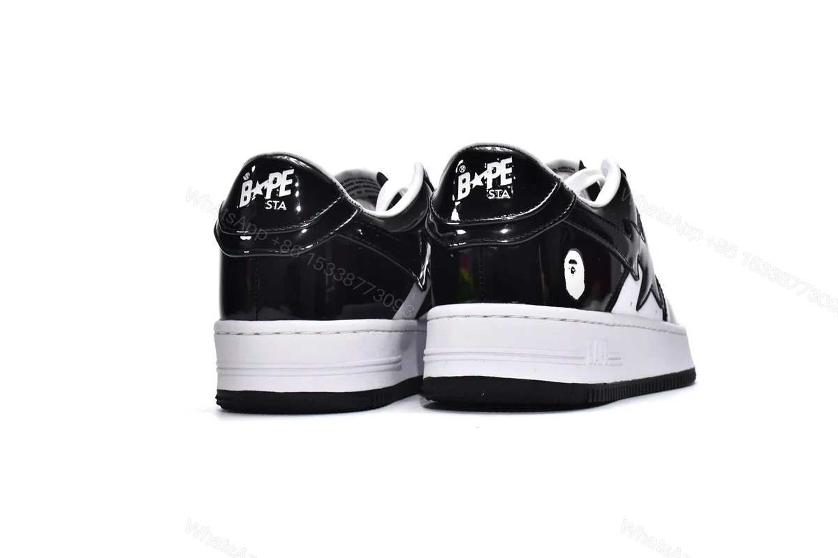 View 3 of Cheap Fake Bape Sk8 Sta Low 1G70-109-0001(BapeSta)
