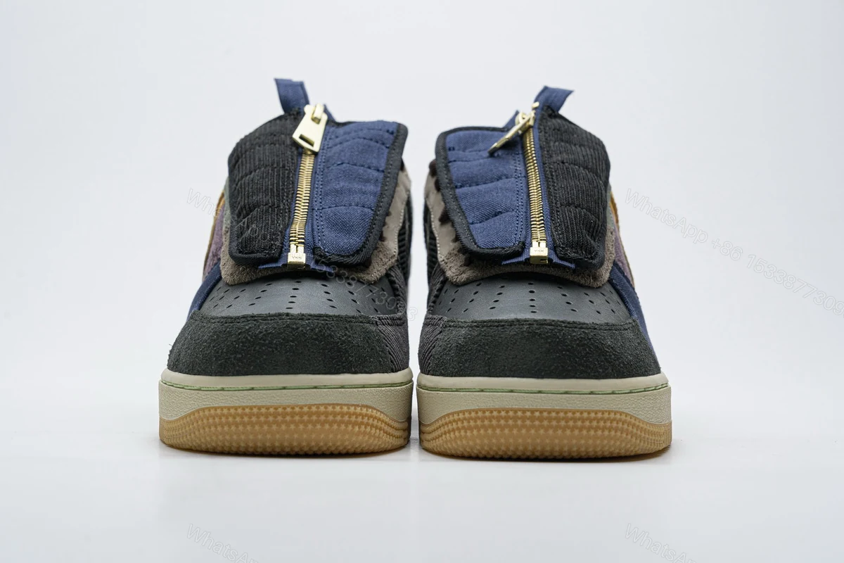 View 3 of Travis Scott Nike Air Force 1 Low “Cactus Jack CN2405-900