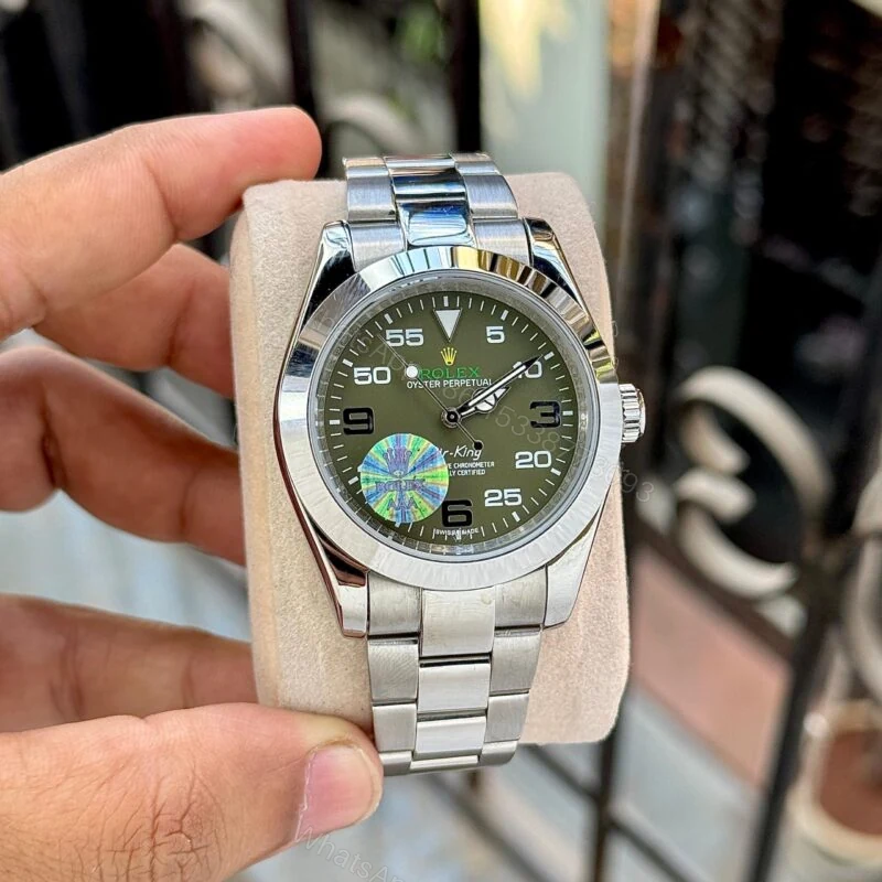 Rolex Air-King Green 40mm Automatic — view 1