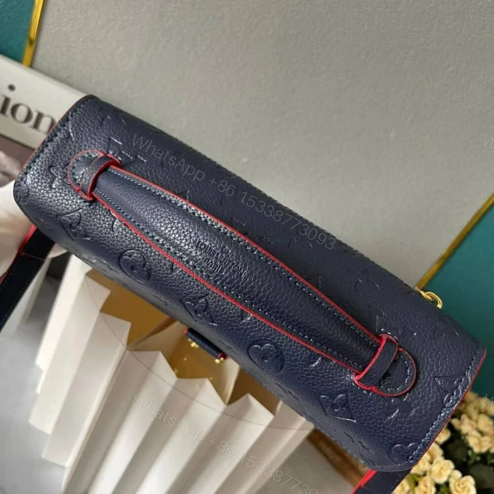 View 7 of Louis Vuitton Pochette Metis Dark Blue 25Cm M44071