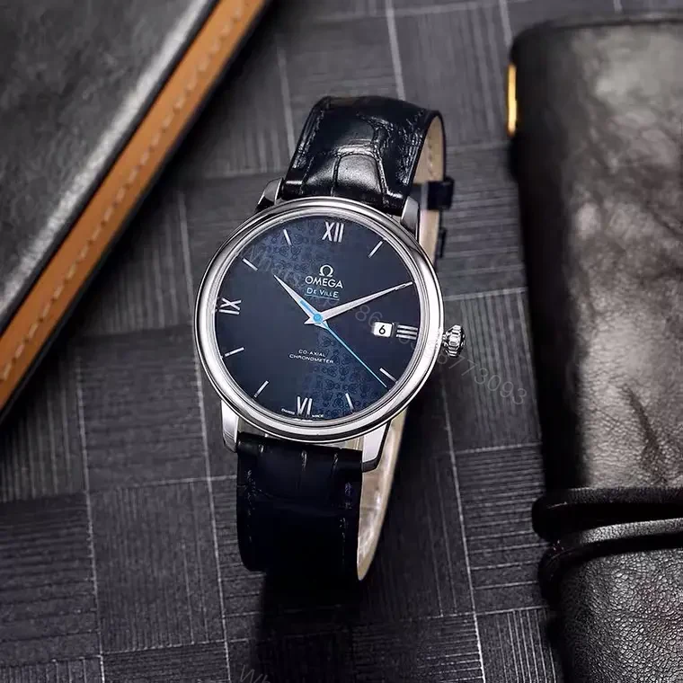 View 3 of Omega De Ville Orbis Commemorative Edition Blue Dial Stainless Steel Watch 424.10.40.20.03.003