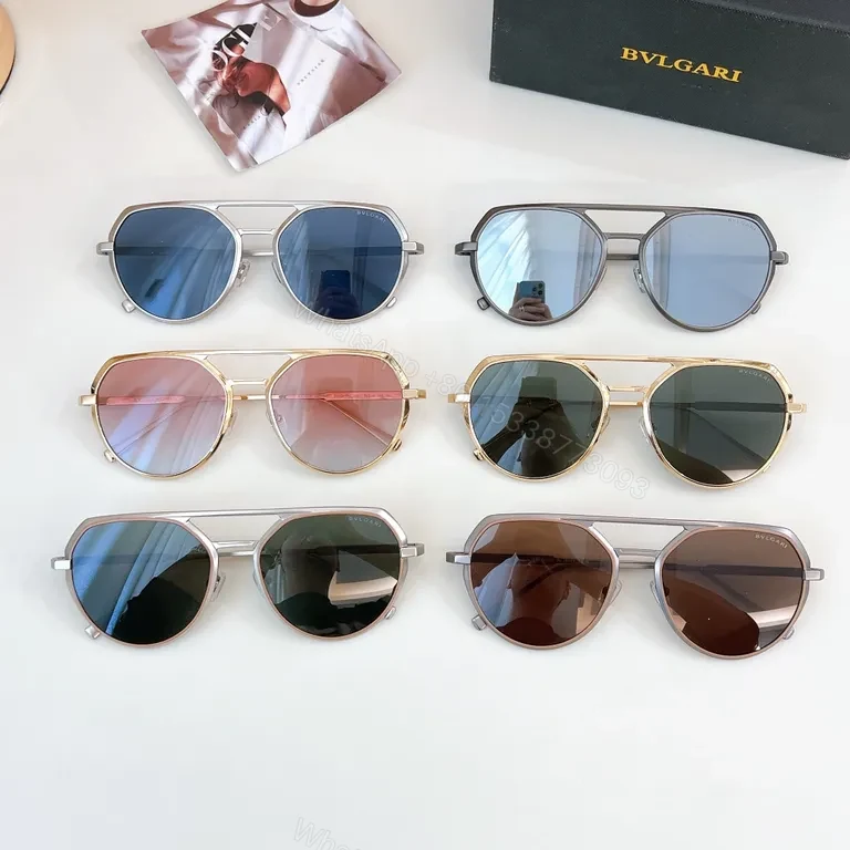 View 6 of Chic BVLGARI-Style Sunglasses: Modern Frame, All-Day Comfort