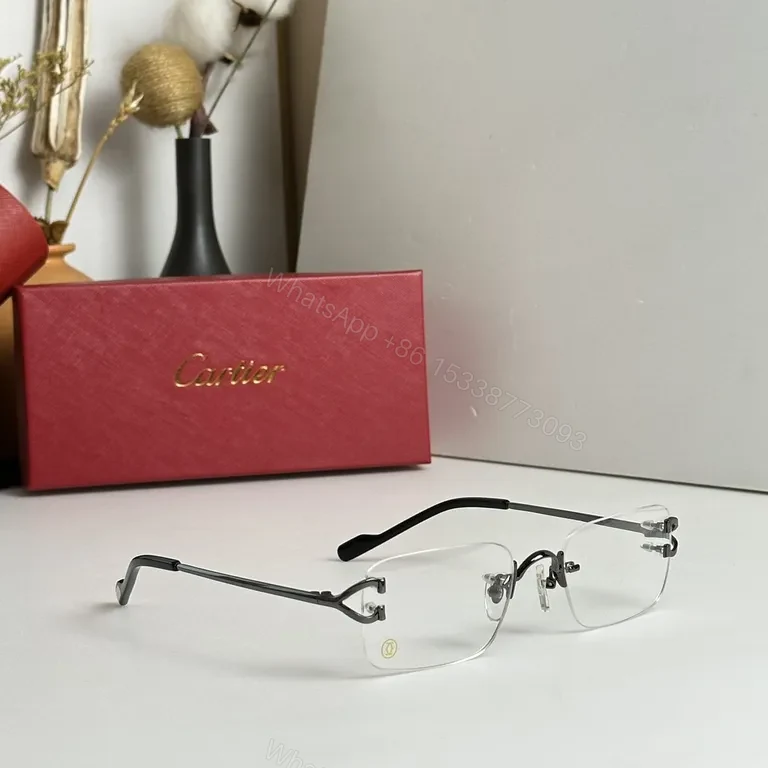 View 3 of Cartier-inspired Metal Sunglasses: Gradient UV400, Unisex
