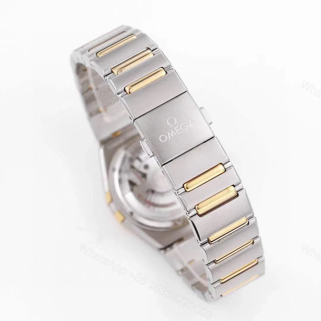 View 9 of Omega Constellation 29mm Women’s Watch Two-Tone Stainless Steel with Diamond Bezel V6 Version