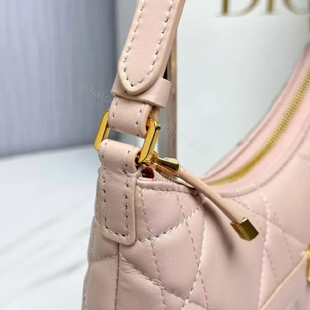 View 6 of Pastel Quilted Mini Bag with Chain-Handle, Luxe Everyday Style