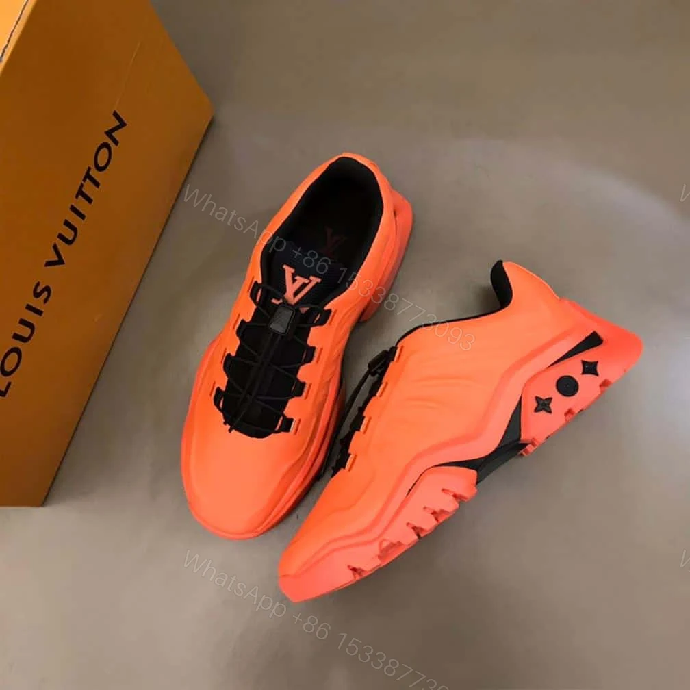 View 8 of Louis Vuitton Millenium Sneakers In Orange – LV272