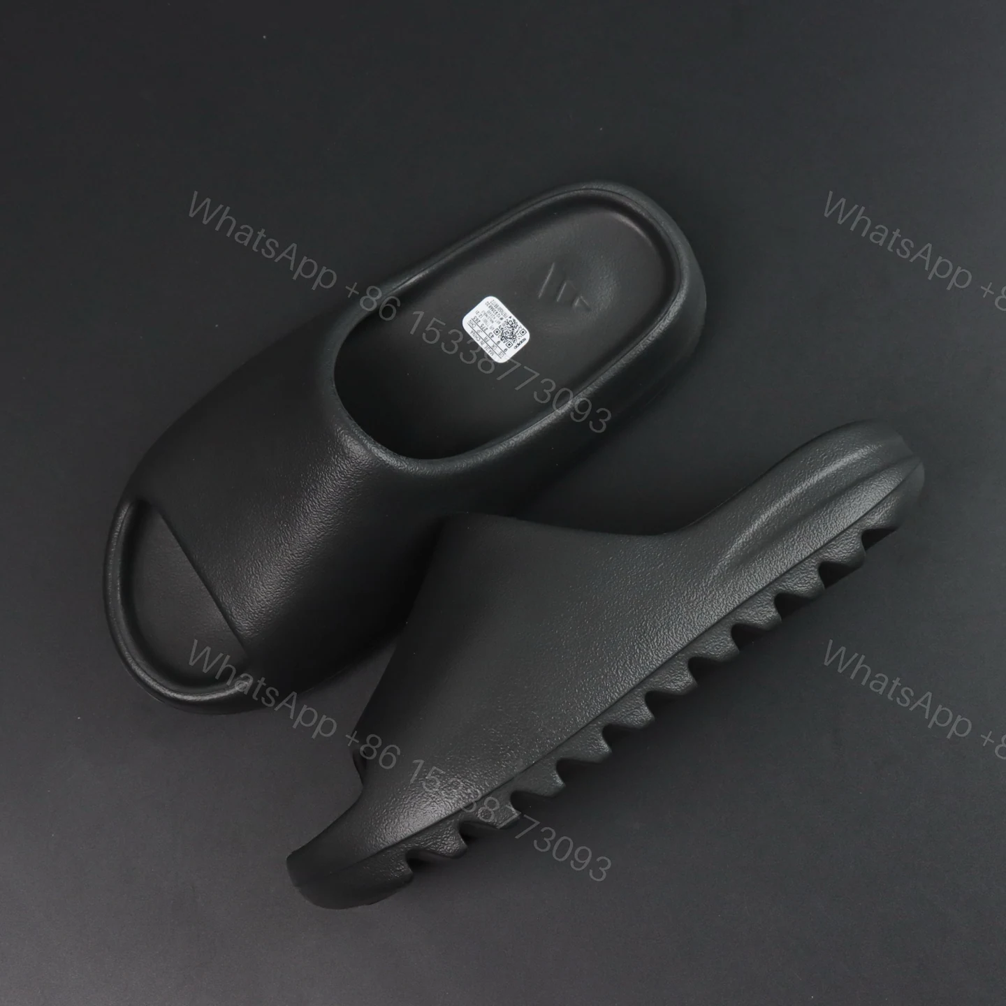View 8 of Yeezy Slide “Onyx” Black Reps