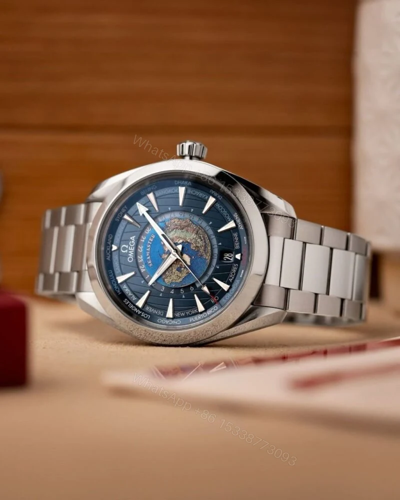 View 2 of Omega Aqua Terra World Timer 43MM Automatic