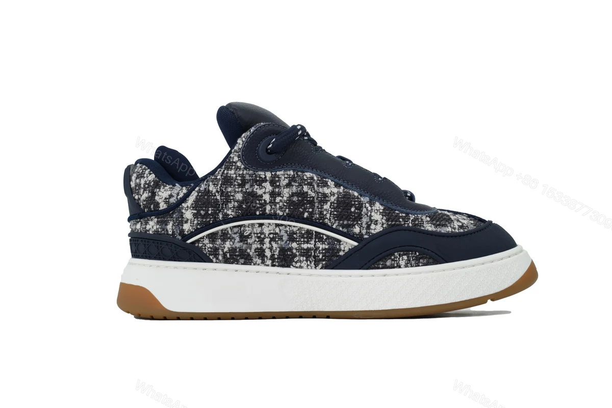 Dior B9S Skater Tweed Navy Blue — view 2
