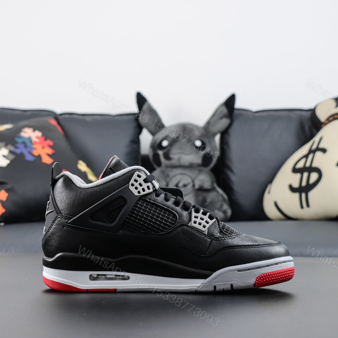 View 2 of Air Jordan 4 Bred Reimagined Reps
